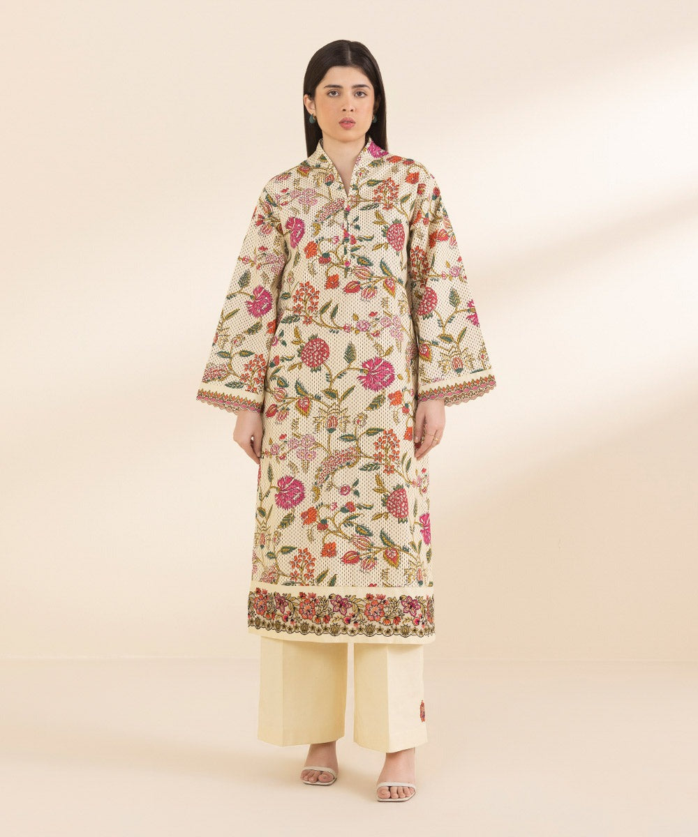 2 Piece - Embroidered Lawn Suit