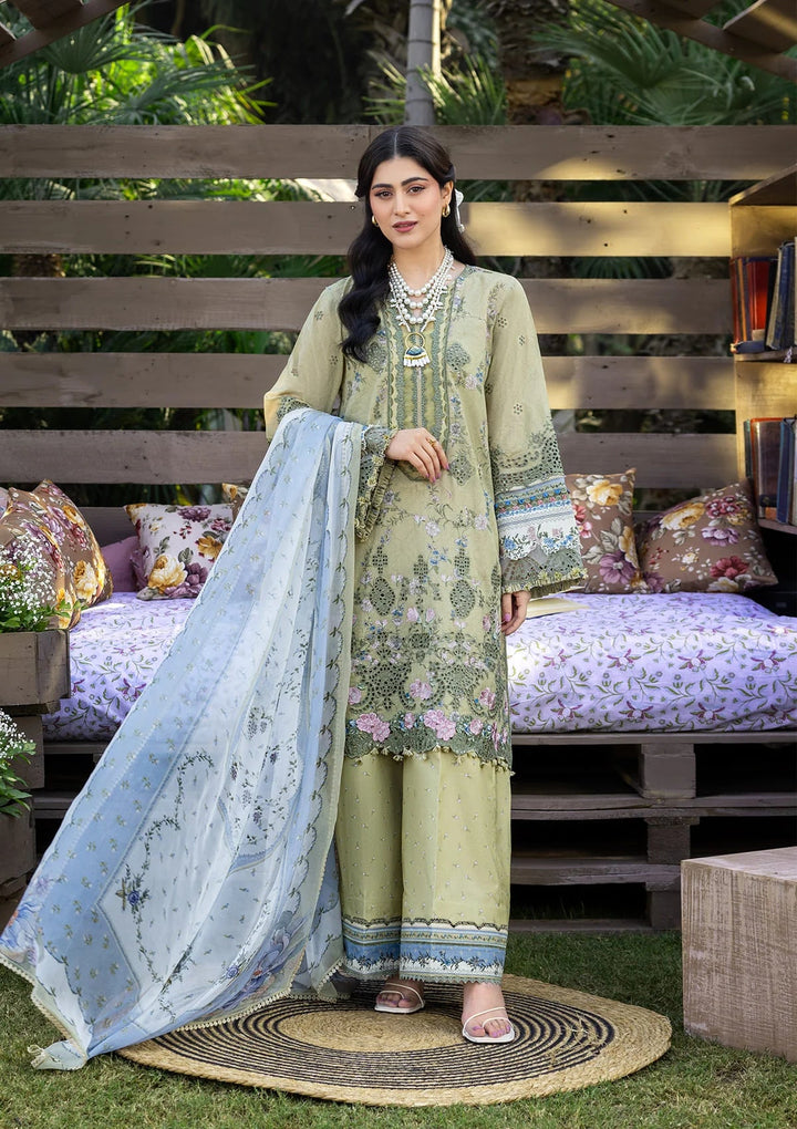 CHIKANKARI PRINTS WITH CHIFFON DUPATTA