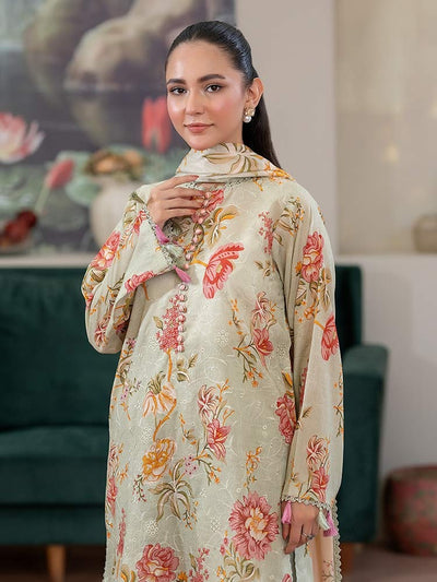 CHIKANKARI Digital Printed Lawn Suit
