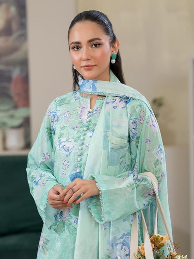 CHIKANKARI Digital Printed Lawn Suit
