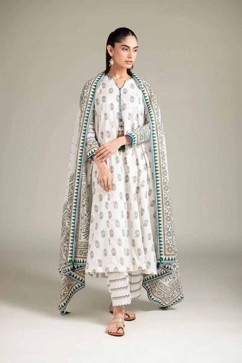 Cambric Kurta 3 piece