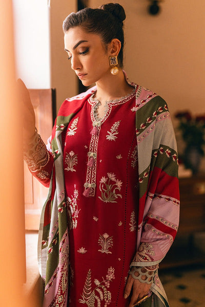 MUSHQ Symphony Unstitched Karandi Collection || Velvet Rose