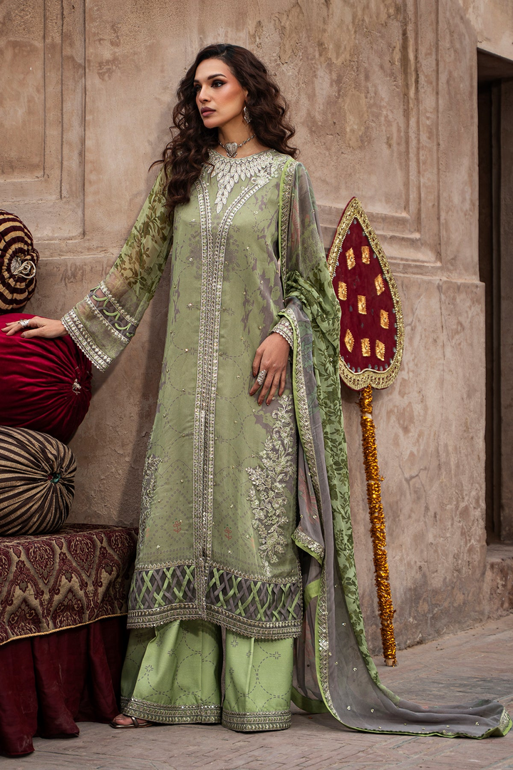 3-pc Unstitched Embroidered Printed Chiffon Collection