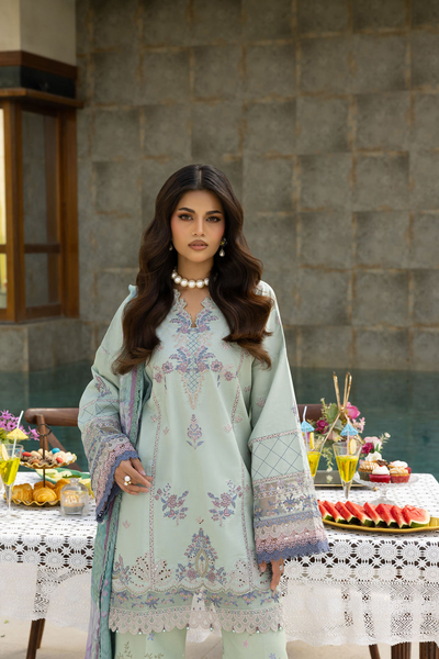 Embroidered 3-Piece Lawn Suit