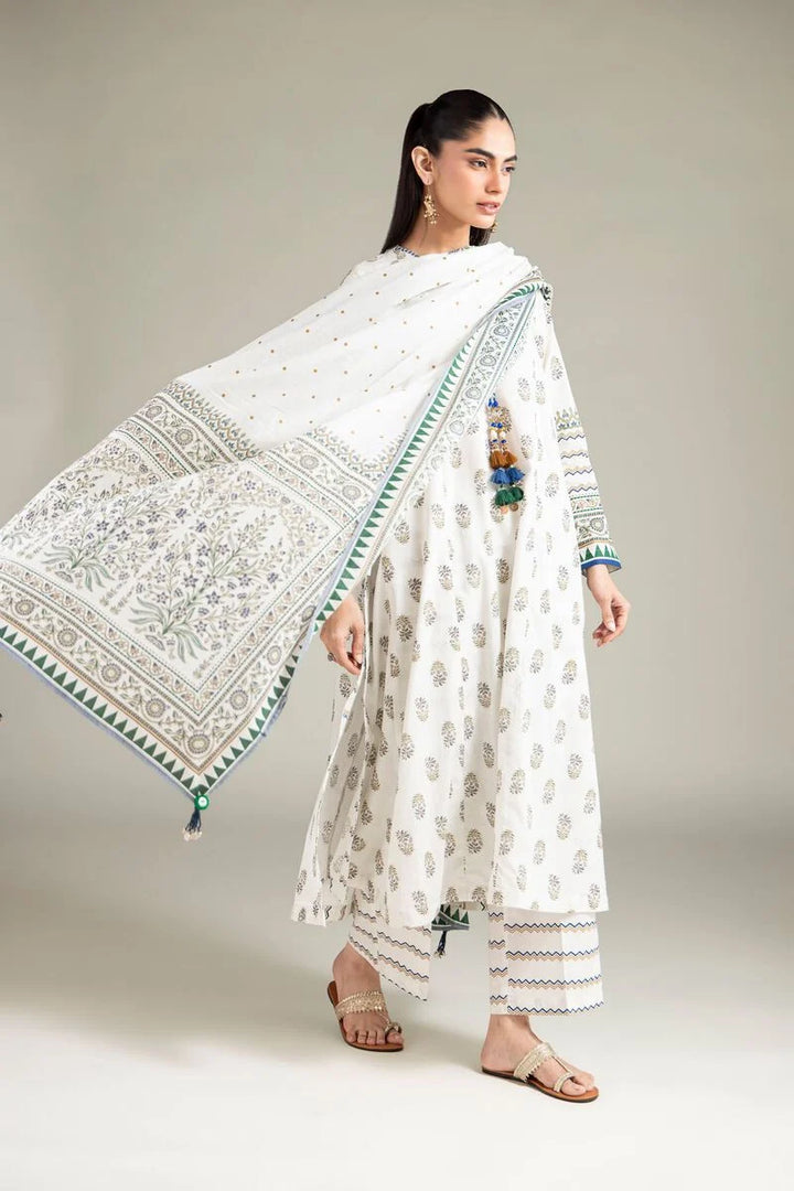 Cambric Kurta 3 piece
