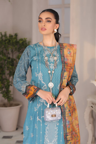 LAKHANY Unstitched Embroidered Lawn SG-5021