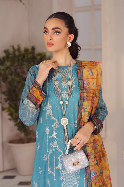 LAKHANY Unstitched Embroidered Lawn SG-5021