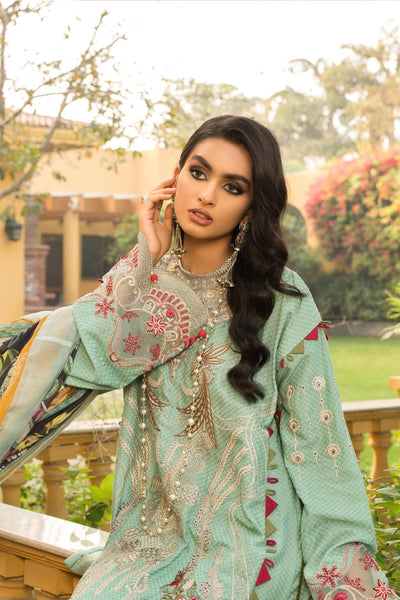 SHIZA HASSAN LUXURY LAWN-Skye