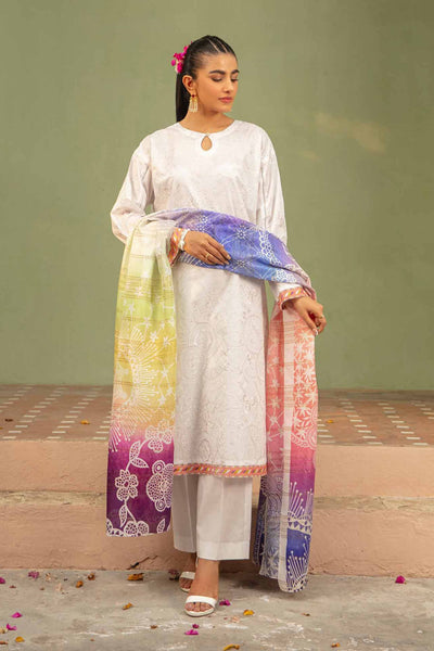 NISHAT LINEN Embroidered Cambric Suit