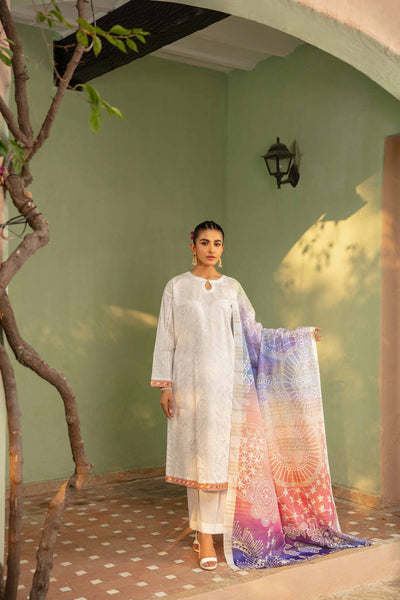 NISHAT LINEN Embroidered Cambric Suit