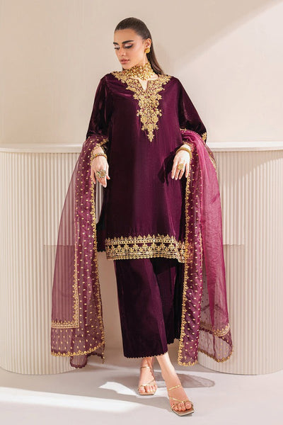 BAROQUE EMBROIDERED VELVET PR-1023