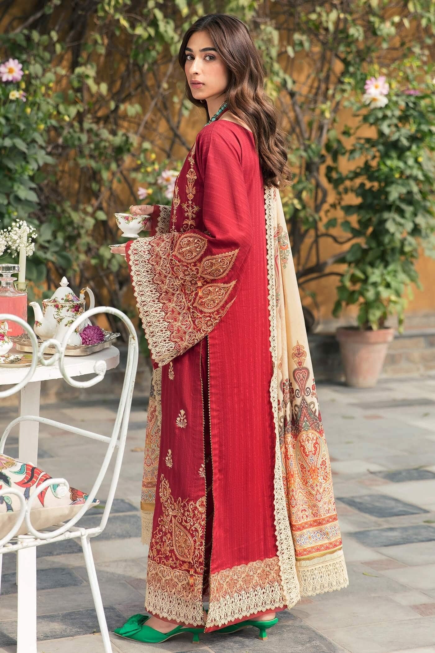 NILOFFR SHAHID LUXURY LAWN-MADEMOISELLE