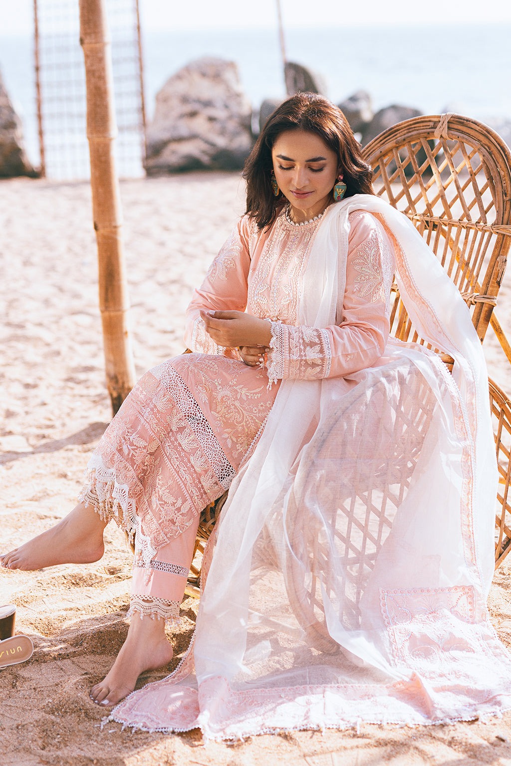 ZARPOSH SAGAR KINARAY LUXURY LAWN-BLOSSOM