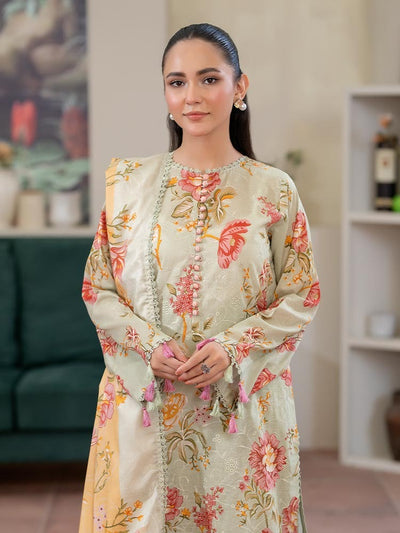 CHIKANKARI Digital Printed Lawn Suit