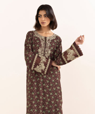 Embroidered Arabic Lawn Shirt