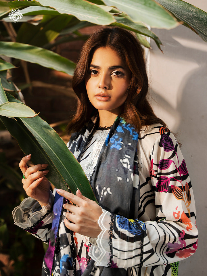 Preimum Gullbano Printed Lawn