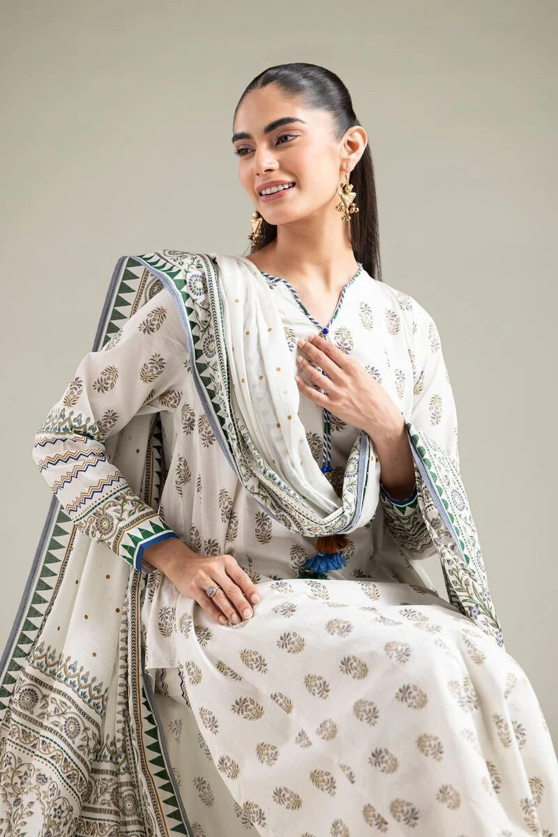 Cambric Kurta 3 piece