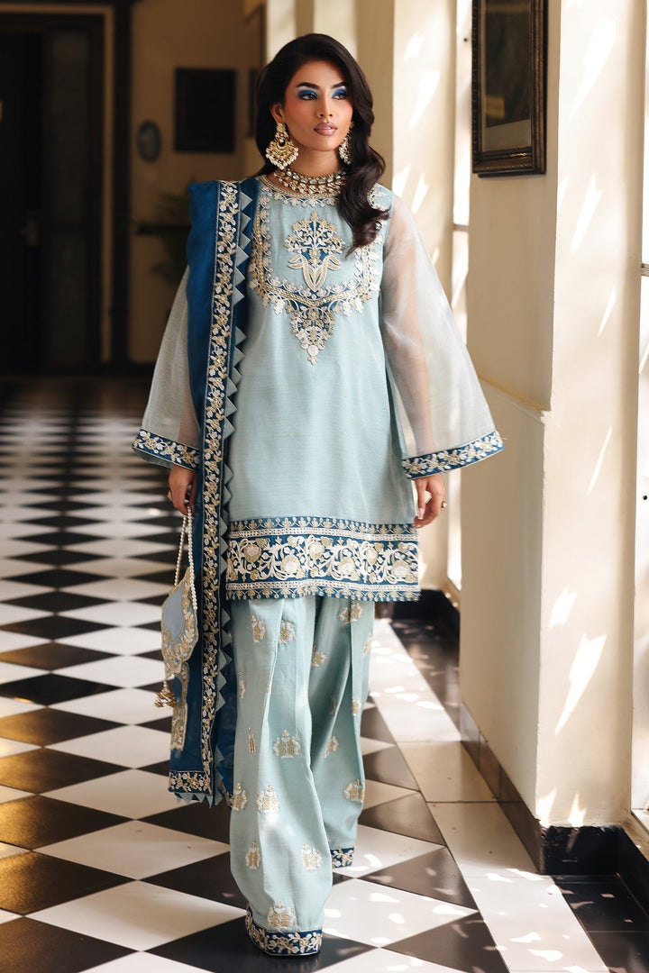 Raw-Silk Stitched 3 Piece