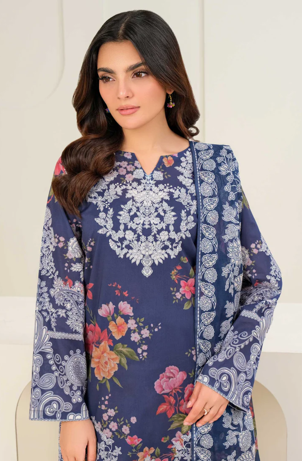 3 Piece Lawn Suit-Printed (Unstitched)