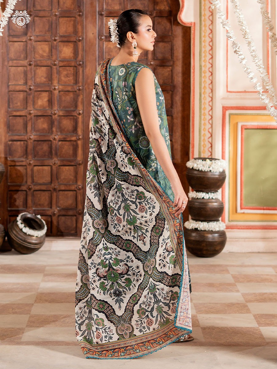 Tabeer Unstitched Lawn 3 PC