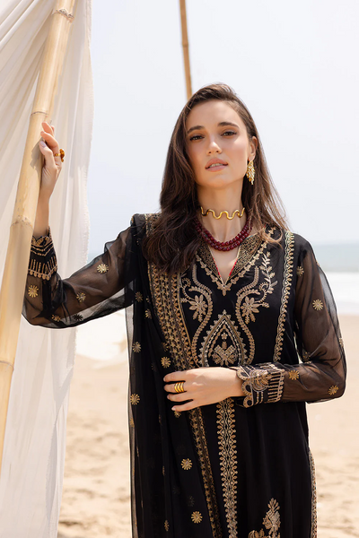 3 Piece Embroirdered Chiffon