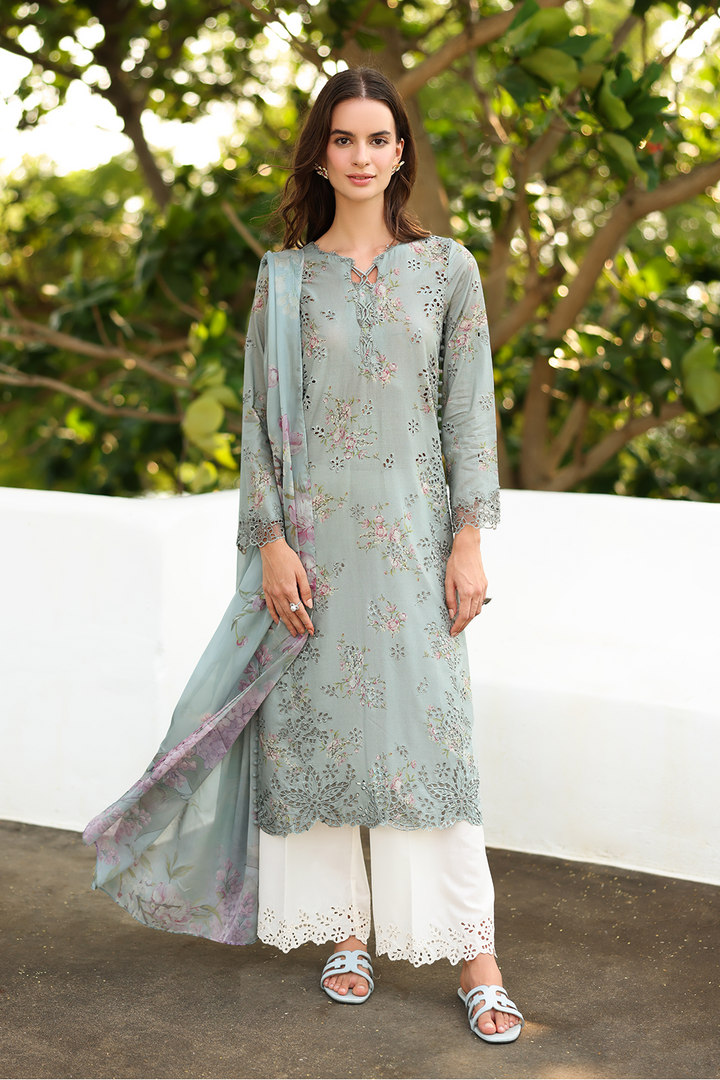 Spring Summer  Embroidered  Lawn