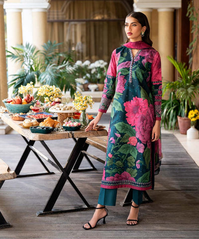 3 PIECE EMBROIDERED LAWN SUIT