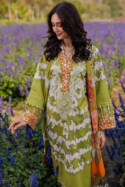 3-PC Unstitched Embroidered Lawn Collection