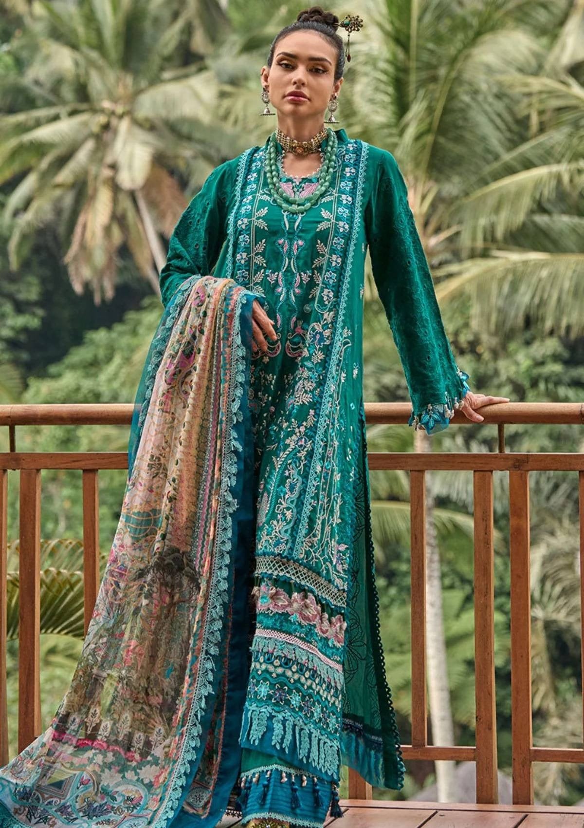 Ansab Jahangir Zoha Luxury Lawn - FRANGIPANI