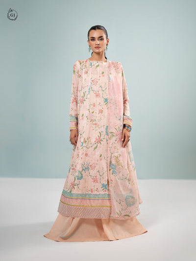 Orchid Chikankari Lawn By Gulljee || GORC2401A12