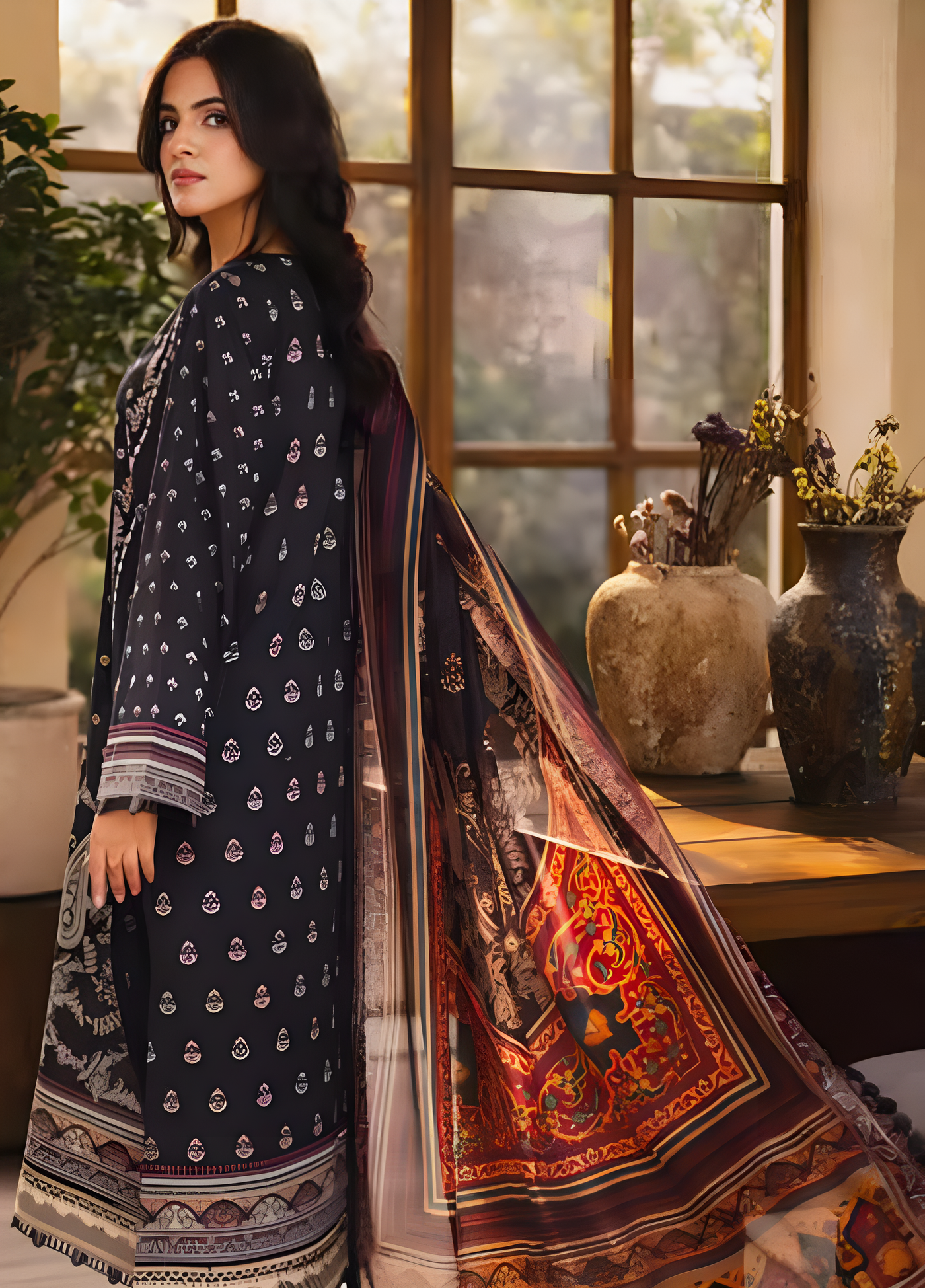 Zen Embroidered Lawn