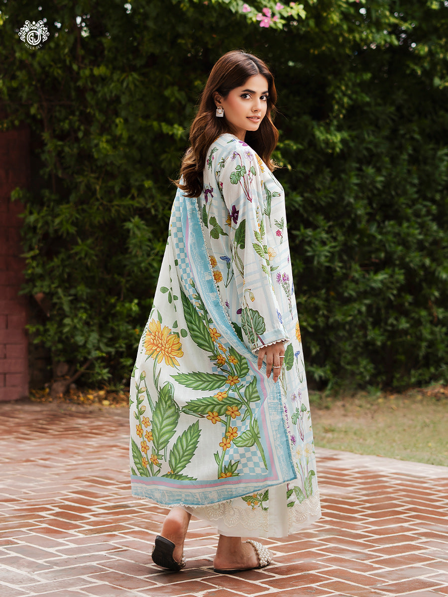 Preimum Gullbano Printed Lawn