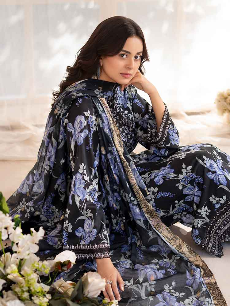NOVA 3-Piece Unstitched Digital Printed Lawn Embroidered Suit