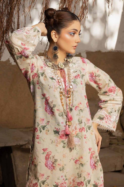 Gul Ahmed Embroidered Printed Lawn