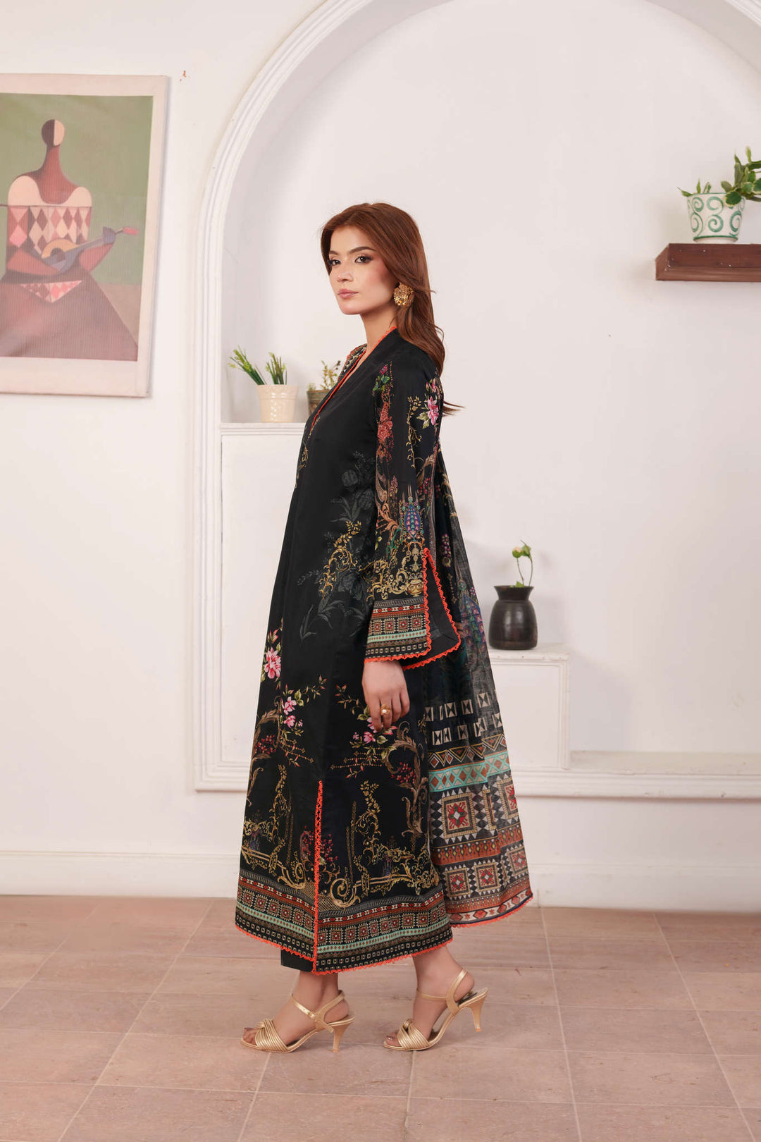 Printed Lawn Unstitched 3 pc