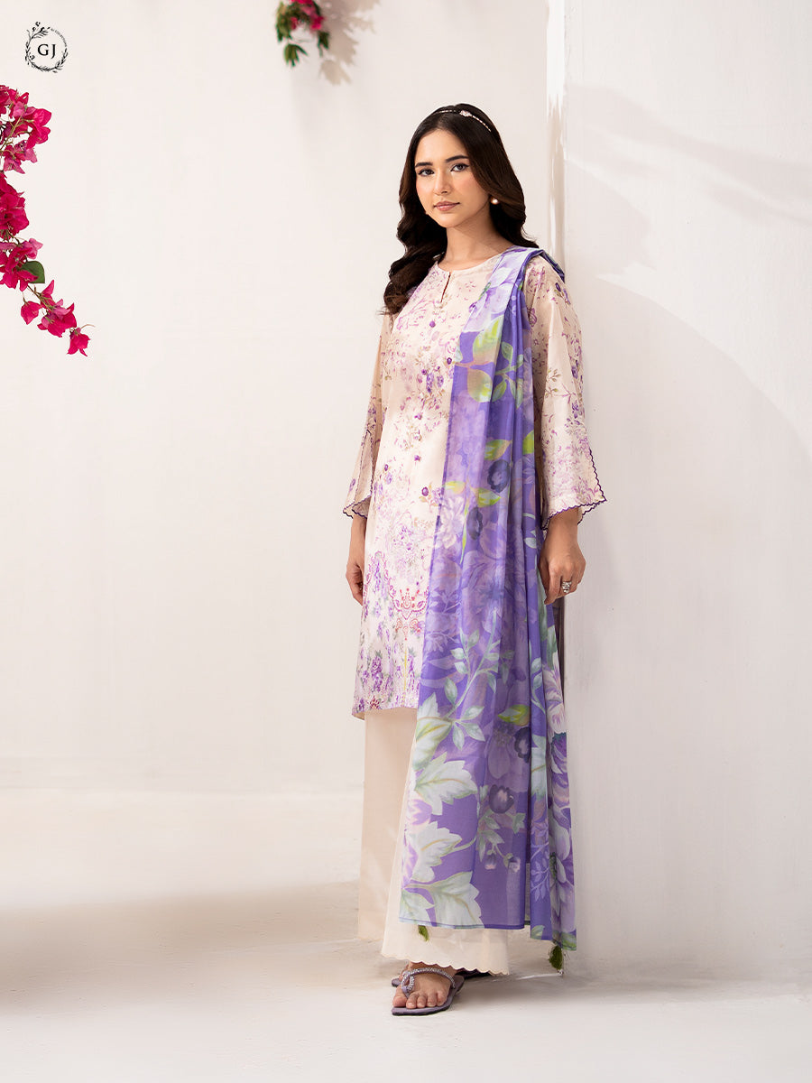 NAAZ E GUL Printed Lawn Unstitched 3 pc