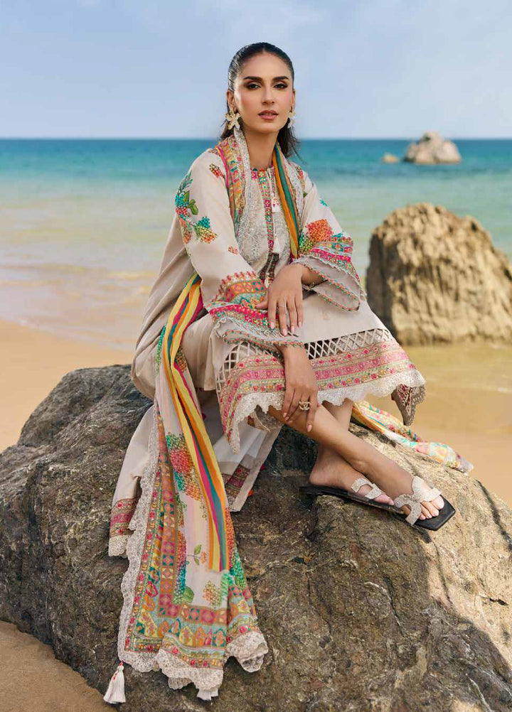 Embroidered Lawn 3 Piece Suit