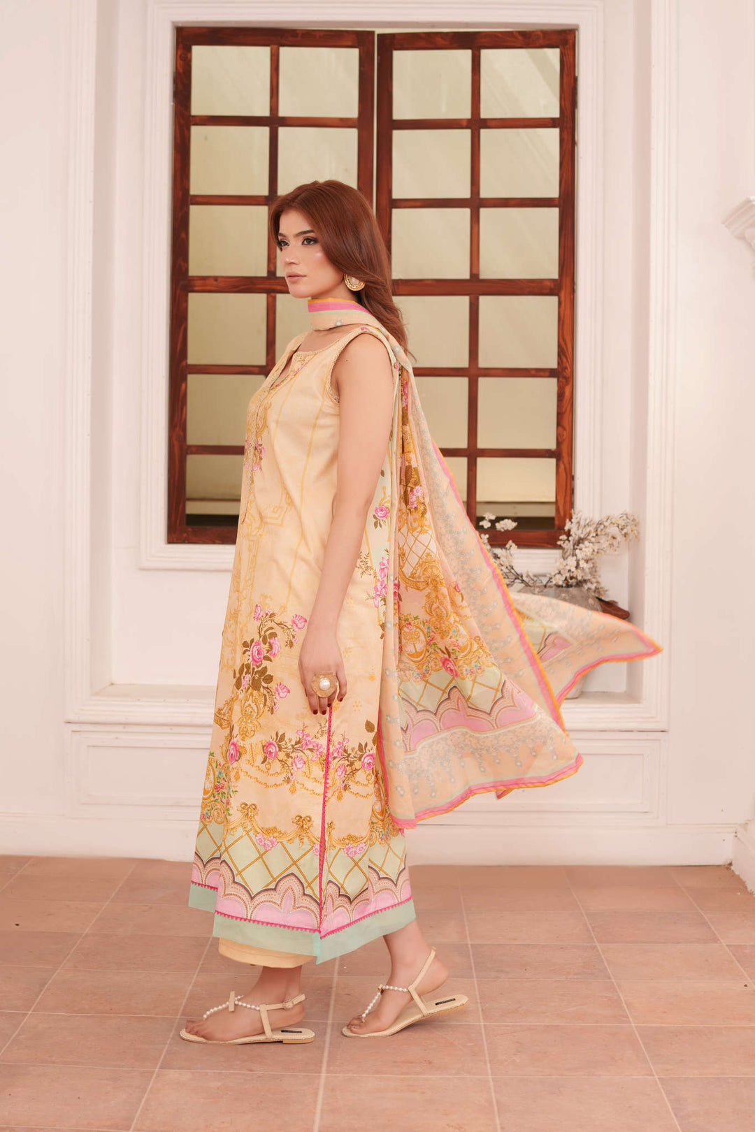 Printed Lawn Unstitched 3 pc