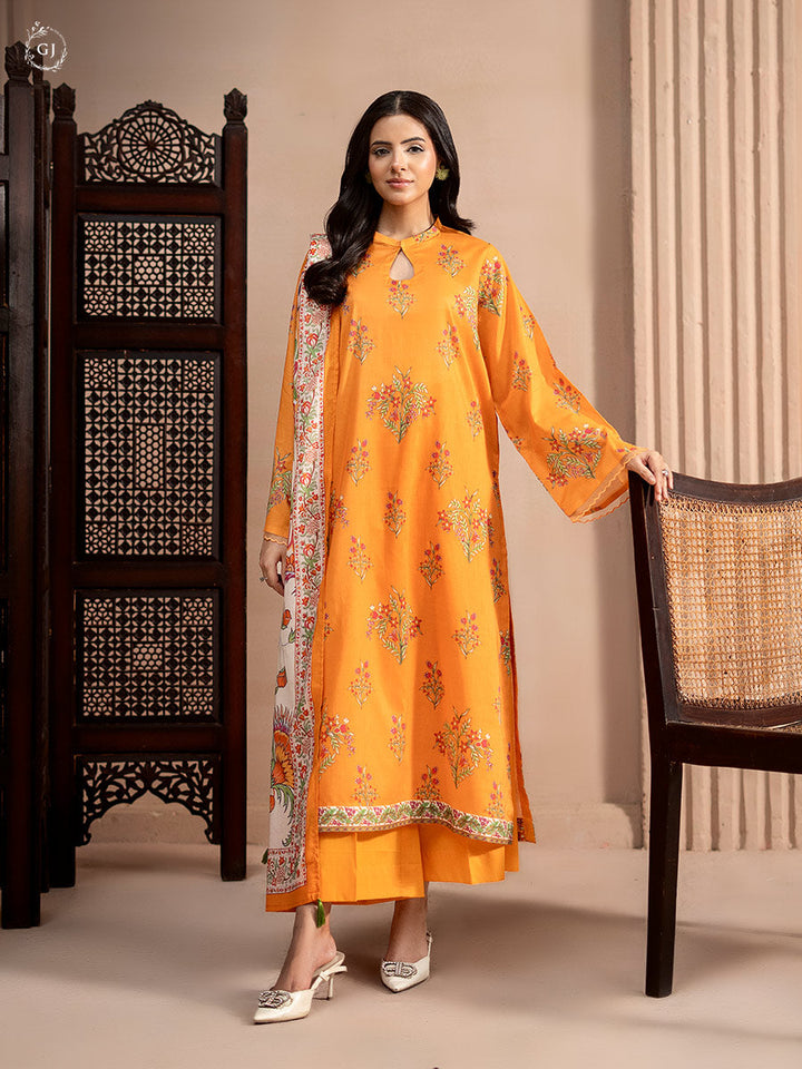 QISSA 3 PC UNSTITCHED LAWN