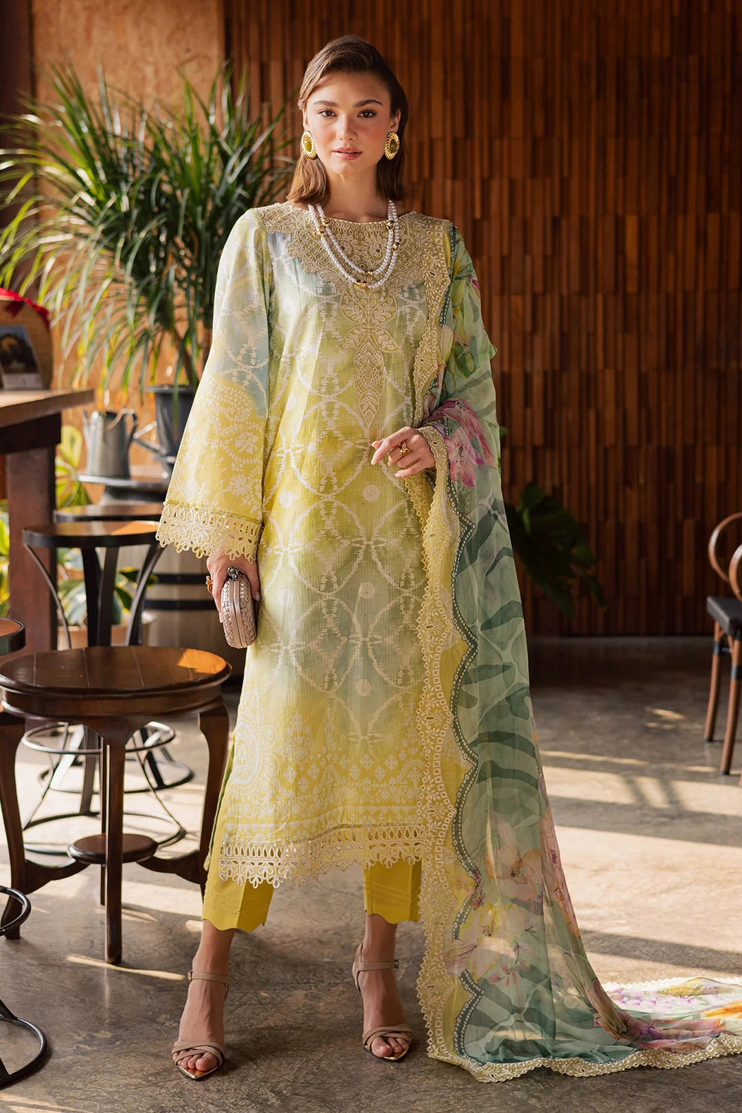 Gardenia Unstitched Lawn 3 pc