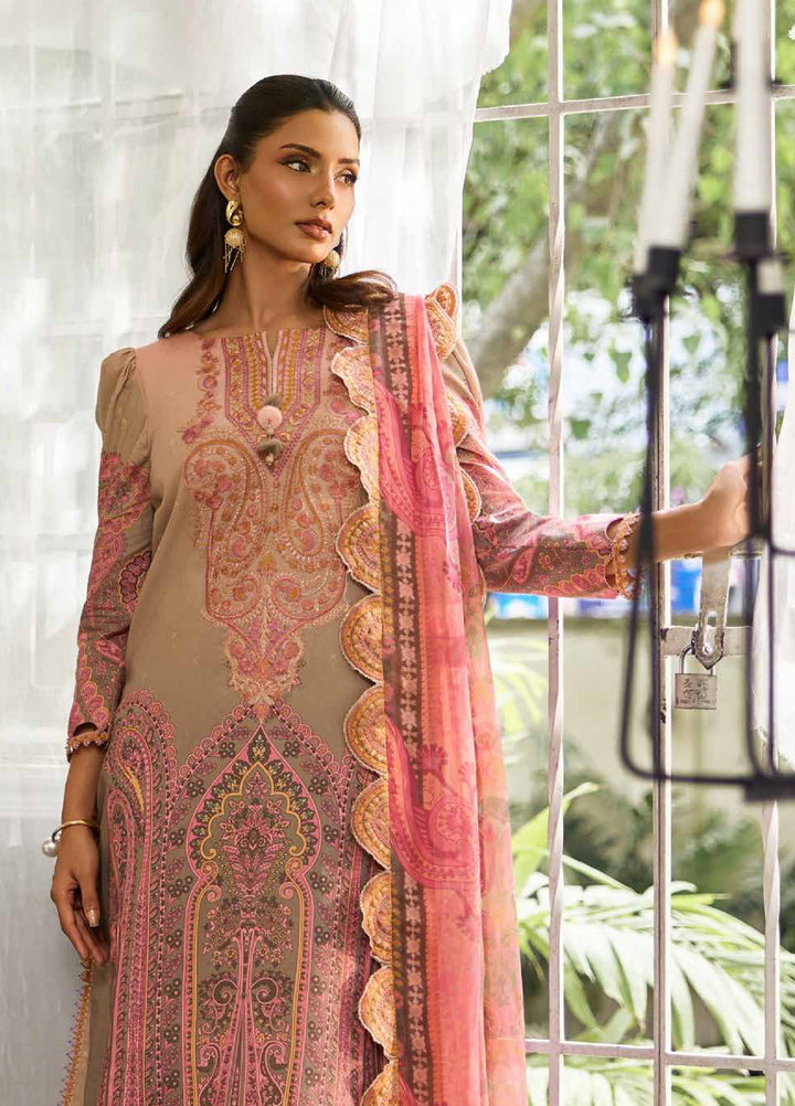 Embroidered Lawn 3 Piece Suit