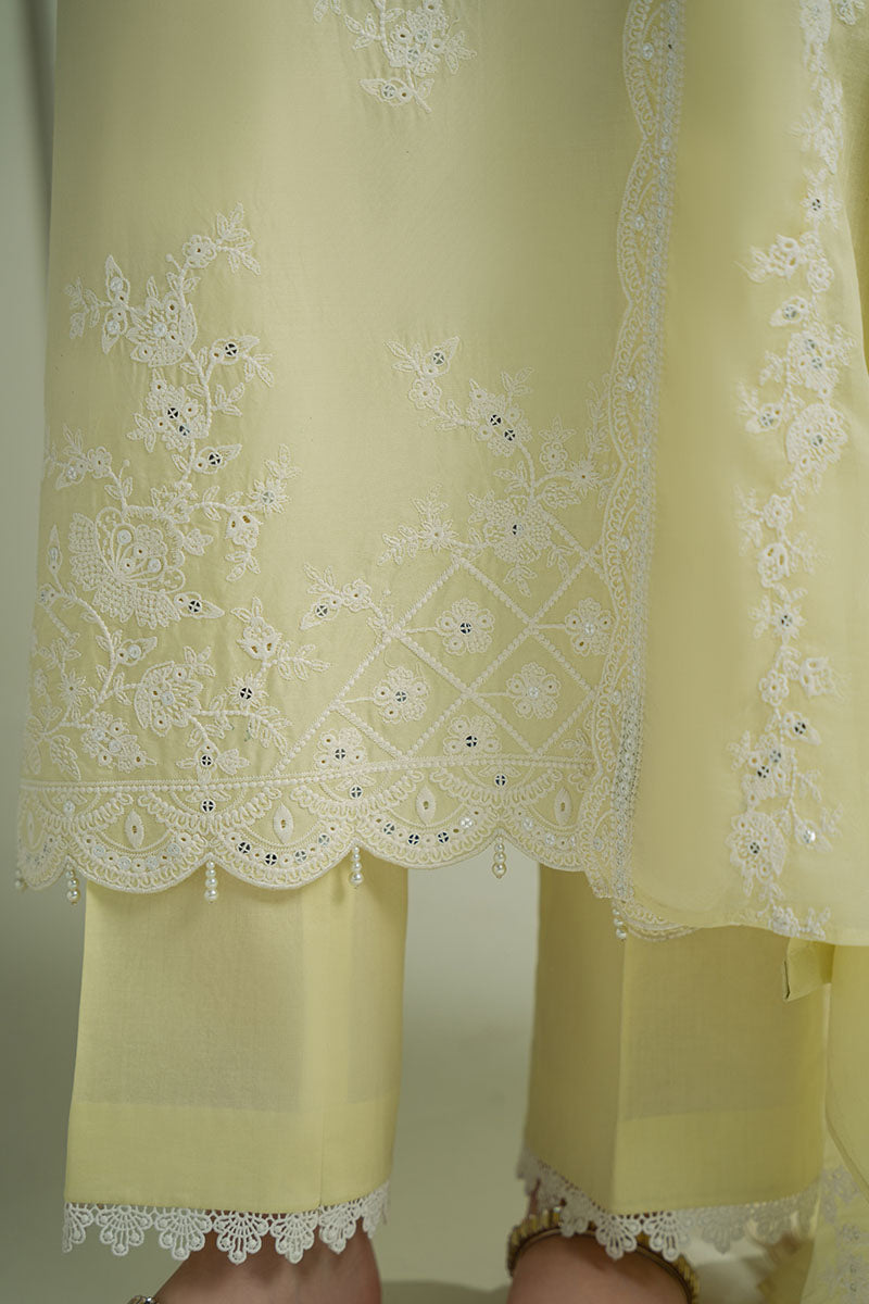 3PC EMBROIDERED LAWN SUIT