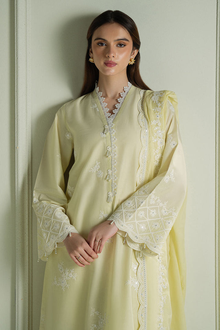 3PC EMBROIDERED LAWN SUIT