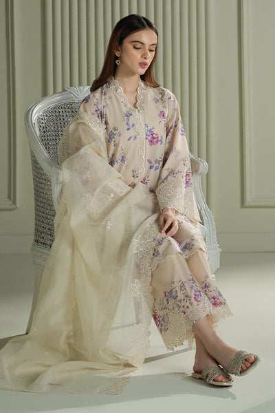3PC EMBROIDERED LAWN SUIT