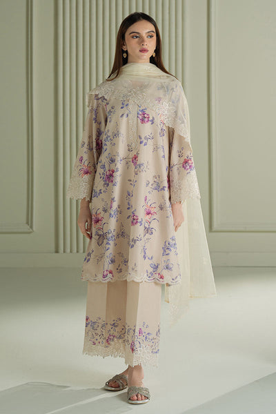 3PC EMBROIDERED LAWN SUIT