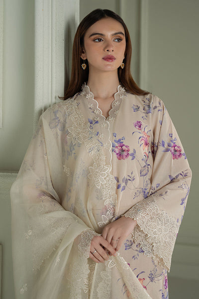 3PC EMBROIDERED LAWN SUIT