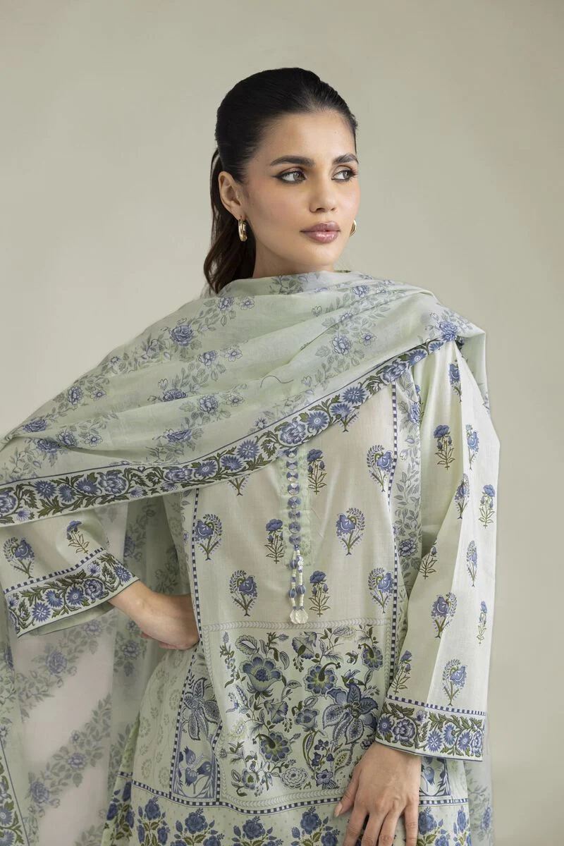 Embroidered | Lawn Fabrics 3 Piece