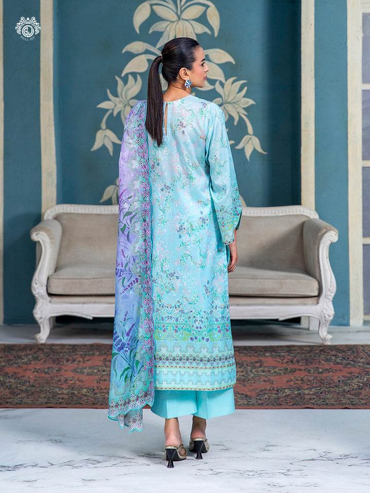 MAHAJAL  Unstitched Lawn 3  pc