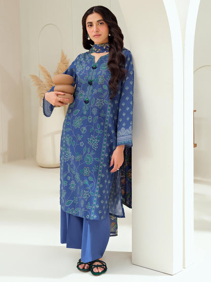 3 Piece Lawn Suit-Printed (Unstitched)