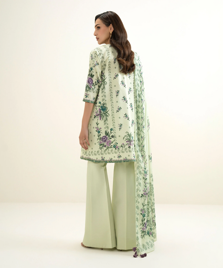3 PIECE - EMBROIDERED LAWN SUIT
